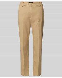 Weekend by Maxmara - Slim Fit Hose aus Baumwoll-Mix Modell 'VITE' - Lyst
