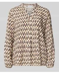 ZABAIONE - Blouseshirt Van Viscose Met Tuniekkraag, Model 'Ha44Nna' - Lyst