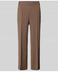 Cambio - Straight Fit Stoffhose mit Ziernaht Modell 'Cameron' - Lyst