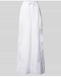 Essentiel Antwerp - Wide Leg Broek Met Kant - Lyst