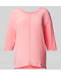 Marc Cain - Regular Fit Blusenshirt mit überschnittenen Schultern - Lyst