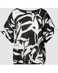 S.oliver - T-Shirt aus Baumwolle mit Allover-Muster - Lyst