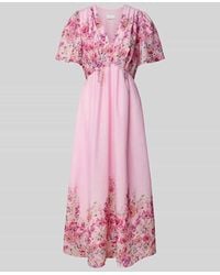 Neo Noir - Maxikleid mit V-Ausschnitt Modell 'Serna' - Lyst