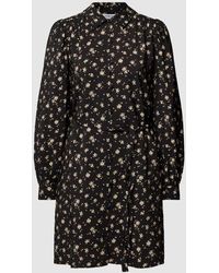 MSCH Copenhagen - Knielanges Kleid mit floralem Muster Modell 'Nathasia' - Lyst