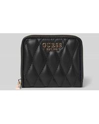 Guess - Portemonnaie mit Label-Applikation Modell 'VALLA' - Lyst