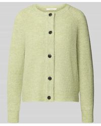 SELECTED - Regular Fit Strickjacke aus Woll-Mix mit Alpaka-Anteil Modell 'LULU' - Lyst