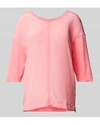 Marc Cain - Regular Fit Blouseshirt Met Extra Brede Schouders - Lyst