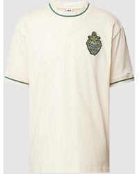 Fila - T-Shirt aus reiner Baumwolle mit Logo-Patch Modell 'THOMM' - Lyst