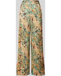 Soya Concept - Wide Leg Stoffhose mit Allover-Print Modell 'Emly' - Lyst