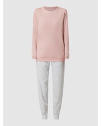 CALIDA Pyjama aus Baumwolle Modell 'Sweet Dreams' - Mehrfarbig