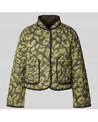 Marc Cain - Regular Fit Gewatteerd Jack Met Opstaande Kraag - Lyst