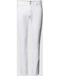 Tommy Hilfiger - Slim Fit Jeans im 5-Pocket-Design Modell 'SCANTON' - Lyst