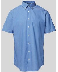 Christian Berg Men - Regular Fit Business-Hemd mit Button-Down-Kragen - Lyst