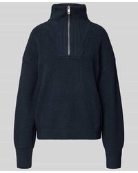 Jake*s - Strickpullover mit Troyer-Kragen - Lyst