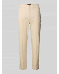 Marc Cain - Regular Fit Broek Met Verkorte Pasvorm En Steekzakken - Lyst