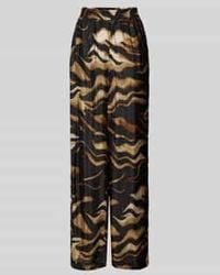 Kaffe - Wide Leg Stoffen Broek Met Elastische Band, Model 'Laila' - Lyst