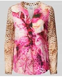 Emily Van Den Bergh - Blouseshirt Met V-hals - Lyst