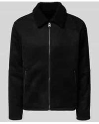 Only & Sons - Regular Fit Bomberjack Met Kraag Van Imitatiebont, Model 'Royce' - Lyst