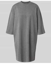 Opus - Knielange Gebreide Jurk Met 1/2-Mouwen, Model 'Wanalo' - Lyst