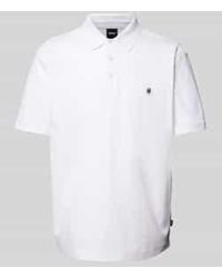 BOSS - Slim Fit Poloshirt Met Labelpatch, Model 'Parris' - Lyst
