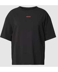 HUGO - T-shirt Met Labelprint - Lyst