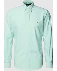 Polo Ralph Lauren - Custom Fit Freizeithemd mit Button-Down-Kragen - Lyst