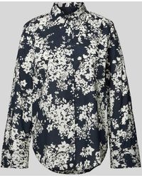 Marc O' Polo - Bluse mit floralem Allover-Print - Lyst