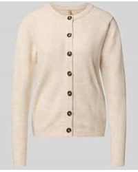 Soya Concept - Gebreid Jack Met Ronde Hals, Model 'Orlean' - Lyst