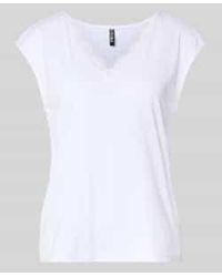 Pieces - Relaxed Fit T-Shirt Van Modalmix Model 'Kamala Lace' - Lyst