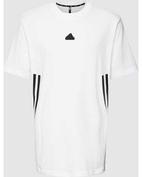 adidas - T-Shirt aus Baumwolle mit Label-Detail - Lyst