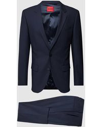 HUGO - Anzug mit Schurwoll-Anteil Modell 'Henry/Getlin' - Lyst