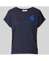 ARMEDANGELS - T-Shirt mit floralem Stitching Modell 'ONELIAA FAANCY' - Lyst