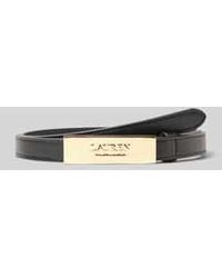 Ralph Lauren - Leren Riem Met Pinsluiting - Lyst