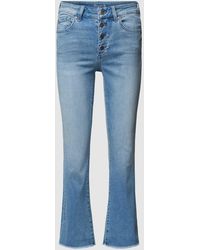 Liu Jo - Flared Fit Jeans Met Labelpatch - Lyst