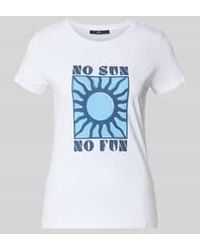 Zero - T-Shirt Met Motiefprint En Ronde Hals - Lyst