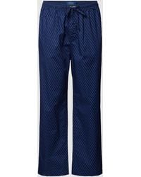 Polo Ralph Lauren - Pyjamabroek Met Tunnelkoord En All-over Motiefprint - Lyst