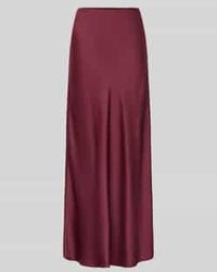 Vero Moda - Uitlopende Midirok Met Elastische Band - Lyst