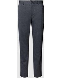 SELECTED - Slim Fit Stoffhose mit Strukturmuster Modell 'AITOR' - Lyst