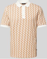 maerz muenchen - Regular Fit Poloshirt mit grafischem Muster - Lyst