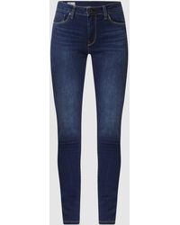 Pepe Jeans - Skinny Fit High Waist Jeans mit Stretch-Anteil Modell 'Regent' - Lyst