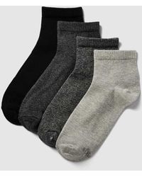 S.oliver - Socken Mit Label-Detail Im 4Er-Pack Modell 'Quarter' - Lyst