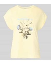 S.oliver - Relaxed Fit T-Shirt Van Puur Katoen - Lyst