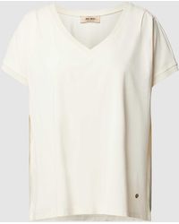 Mos Mosh - T-Shirt mit V-Ausschnitt Modell 'TEKIS' - Lyst