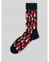 Happy Socks - Sokken Met Motiefstitching, Model 'Mushroom' - Lyst