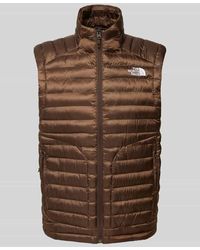 The North Face - Steppweste mit Label-Stitching Modell 'HUILA' - Lyst