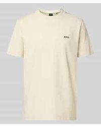 BOSS - Regular Fit T-Shirt Van Katoenmix, Model 'Tee' - Lyst