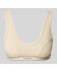 Calvin Klein - Beha Met Elastische Band Met Logo En Brede Bandjes - Lyst