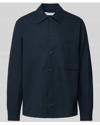 Samsøe & Samsøe - Regular Fit Hemdjacke mit Brusttasche Modell 'SADAMON' - Lyst