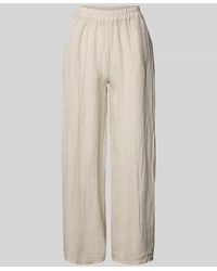 ZABAIONE - Leinenhose Mit Eingrifftaschen - Lyst