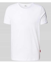 Joop! - T-Shirt Mit Geripptem Rundhalsausschnitt Modell 'Caspian' - Lyst